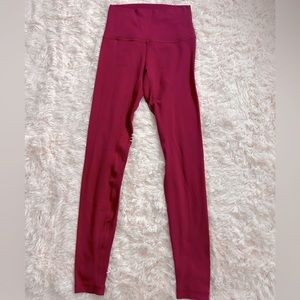 Pink lululemon leggings